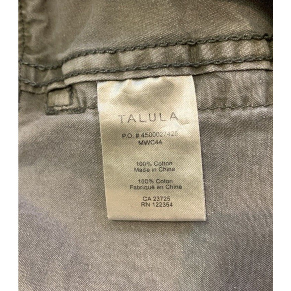 Aritzia Talula Jacket Womens Small Khaki Hooded Military Utility Cargo Coat - Picture 11 of 16